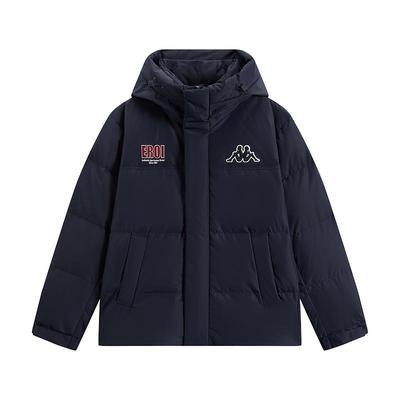 Kappa卡帕男装女装2025冬季新款时尚百搭保暖连帽羽绒服K0FY2YY07