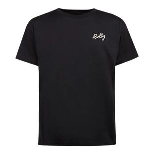 Bally/巴利男士刺绣LOGO时尚潮流休闲纯棉短袖T恤 MJE05J,CO018