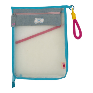 若素良品可爱多功能平板资料科目分类文件袋笔袋二合一体式收纳包