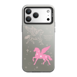 Horse成双适用苹果17promax手机壳iPhone16马年15新款14新年13mini高级感12小众11保护x外壳xr复古xs套8绝美7