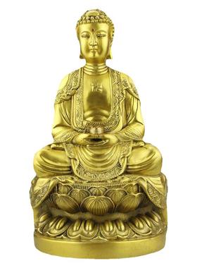 纯铜佛像三宝佛释迦牟尼药师佛