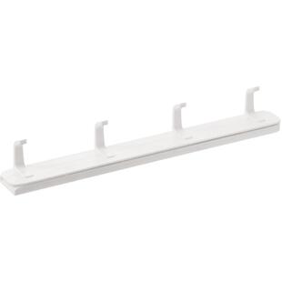 FaSoLa抽拉式缝隙挂钩强力粘胶免打孔门后挂衣架厨房可伸缩粘钩子