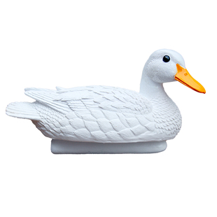 户外庭院鱼池假山喷泉鱼缸造景浮水鸭子摆件天鹅水池塘流水装饰品