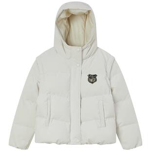 【90%羽绒】elandkids衣恋童装男童女童三防两穿羽绒服冬季外套