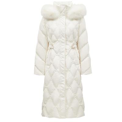 VeroModa白鹅绒连帽羽绒服女