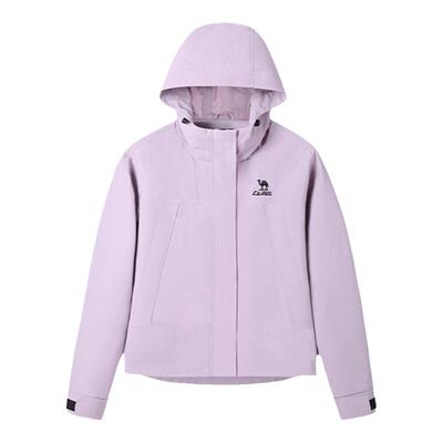骆驼户外春季三防连帽登山女外套