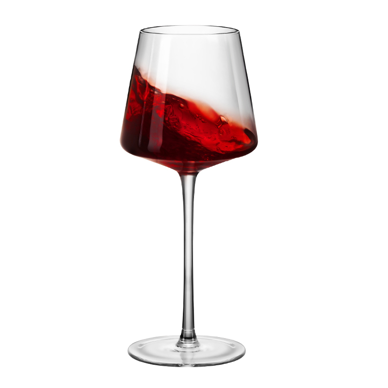 欧式轻奢勃艮第红酒杯创意高脚杯2支装纯手工水晶玻璃杯葡萄酒杯