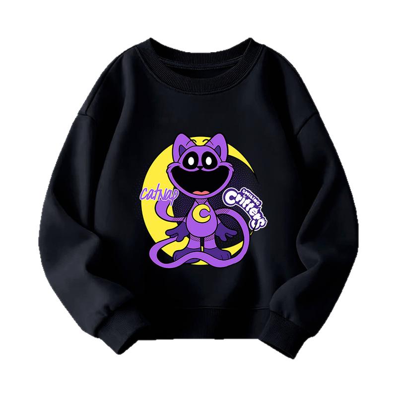 新款微笑动物衣服儿童卫衣潮上衣
