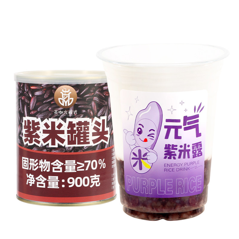 茶咖方程式生椰紫米露紫米罐头