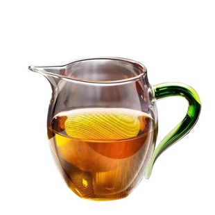 新款一体公道杯三件套茶滤网高档分茶器公杯2025玻璃茶漏配件茶具