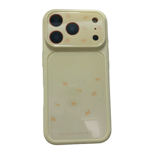 卡通可爱小金鱼有趣的适用iPhone17promax手机壳滴胶17苹果16promax亚克力15pro女15新款16防摔14Pro全包软套