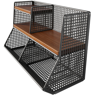 桌面置物架水杯架子餐桌上台面多层茶杯收纳架边柜收纳盒咖啡客厅