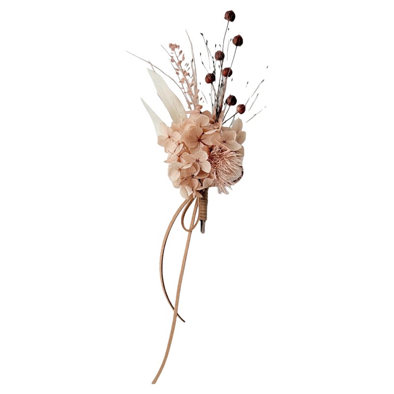 小众胸花永生花手腕花绣球多色