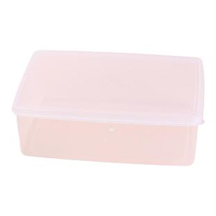华隆长方形塑料保鲜盒透明 冰箱冷藏盒 收纳盒储物盒 B-4(0.28L)