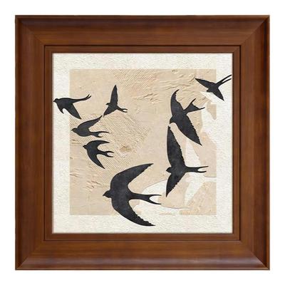 【飞燕寓意家庭幸福】卧室客厅画