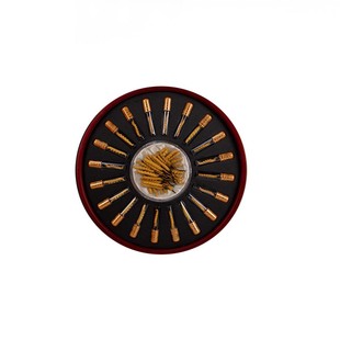 虫草包装盒 20支红色 高档圆形透明那曲冬虫夏草包装礼品盒可定制