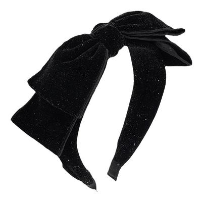 弗弗西FFX蝴蝶结高颅顶发饰星夜法式复古显脸小星空发箍高端头箍