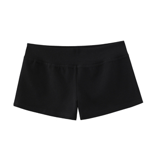 舞由吾律运动低腰平裆透气健身防走光蹈瑜伽练功形体三分裤女新款