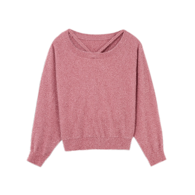 COCOON镂空领口毛针织衫