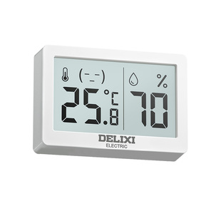 德力西迷你温湿度计高精度车载壁挂式温度计家用室内婴儿房湿度表
