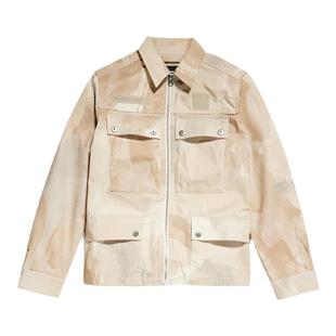 G-STAR RAW 4口袋尼龙全印花男士耐穿夹克长袖美式潮流外套D22941