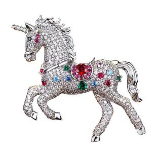 高档可爱胸针高档大气小众创意2026年新春年新款马年胸花女brooch