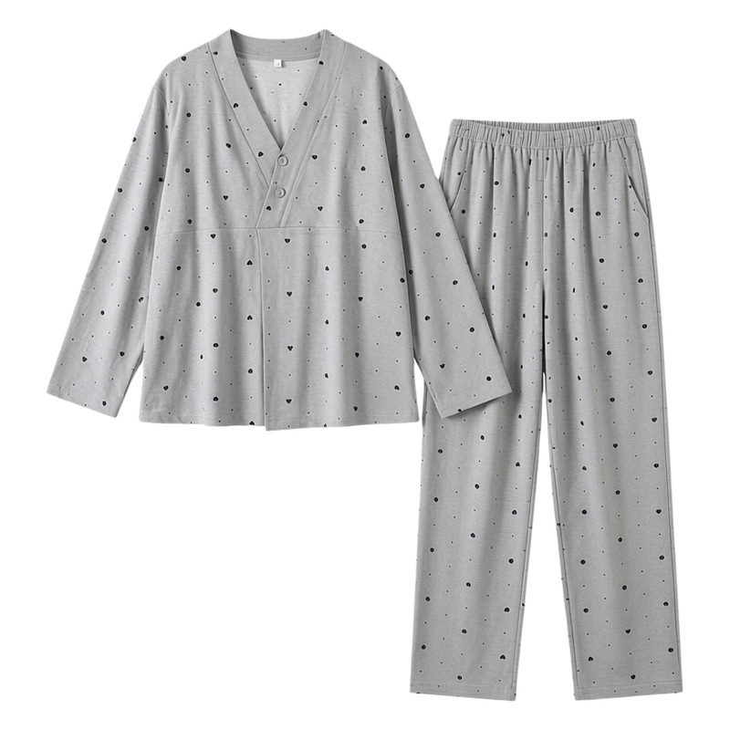德绒月子服孕妇加绒喂奶衣带胸垫