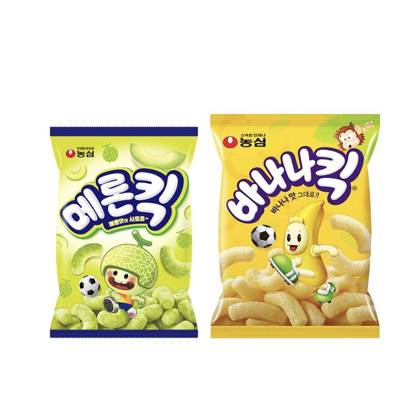 韩国直邮农心香蕉哈密瓜脆条