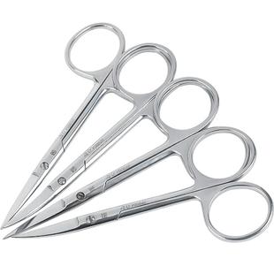 上海金钟医用眼科剪不锈钢手术剪医疗外科器械小剪刀直尖弯头剪子