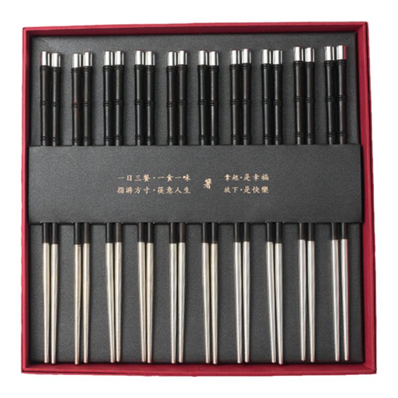 2026新款银筷子食品级送老外礼物