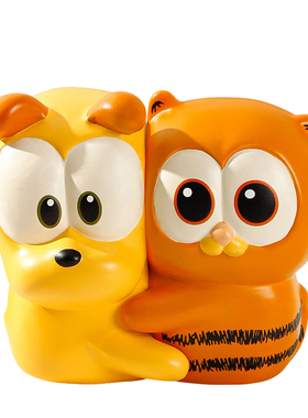 创意小众书挡陶瓷摆件电视柜酒柜客厅玄关书柜桌面书立家居装饰品