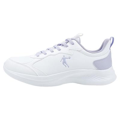 乔丹女鞋运动鞋皮面防水跑步鞋子