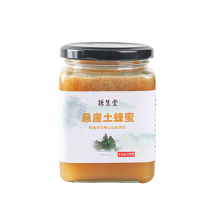 谦慧堂深山悬崖土蜂蜜500G百花蜜源波美度大于42度成熟蜂蜜正品