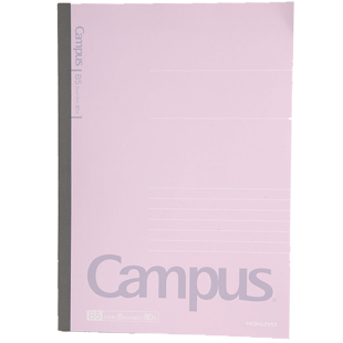 官方旗舰店 日本kokuyo国誉campus东大笔记本侧翻线圈记事本中学生女日记本易撕本无线胶装点线本子a5/b5
