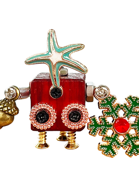 蒸汽朋克项链木小魔木质潮流