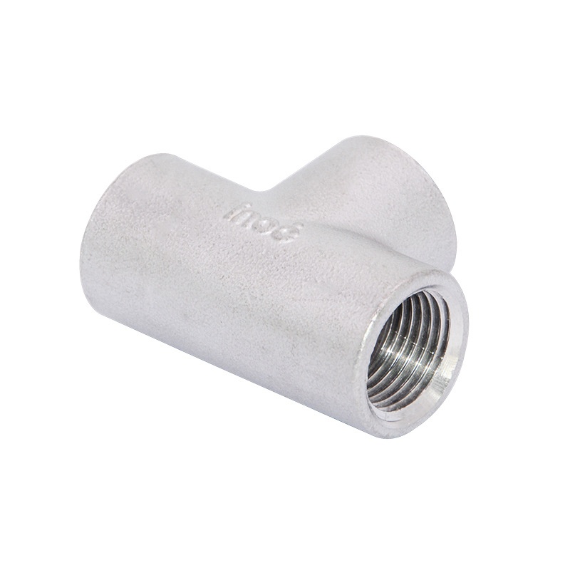 伊诺克直销日标JIS不锈钢螺纹管件 304/316螺纹管道三通接头