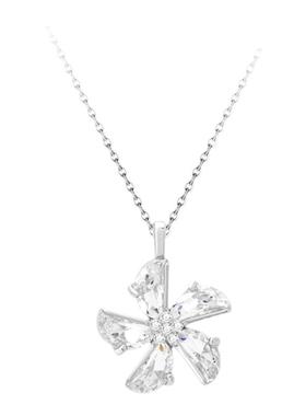 SundyHoney简约灵动璀璨花朵项链