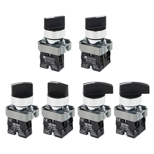 二档三挡旋钮按钮开关XB2自锁ZB2旋转选择转换开关ZB2自复位22mm