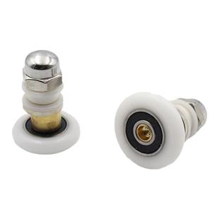 淋浴房滑轮老式圆弧浴室玻璃移门滑轮单轮吊轮大轴承偏心轮配件