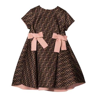 女婴连衣裙A字裙长袖纯色