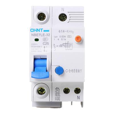 正泰nbe7空气开关带漏保