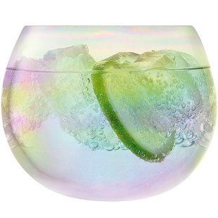 英国进口LSA Pearl彩虹泪珠玻璃水杯 幻彩仙女杯子套装创意礼物