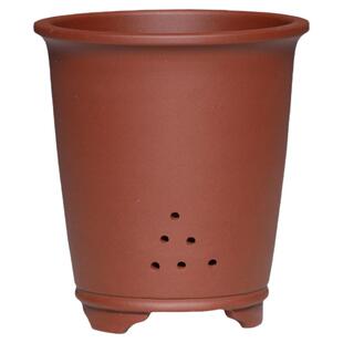 紫砂兰花盆陶瓷透气高端矮兰花专用盆高端君子兰紫砂花盆精品套盆