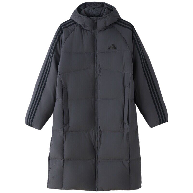Adidas阿迪达斯男子2026冬新款拒水防风长款保暖羽绒服外套KG8200