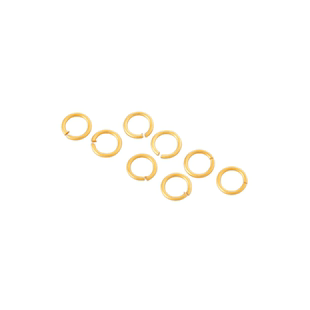 越南沙金色哑金开口圈收尾扣环圆环连接圈diy手链项链首饰品配件