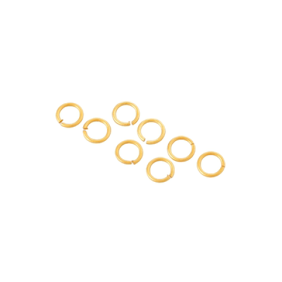 迷饰妮铜包金保色持久开口圈