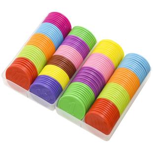 儿童积分币定制奖励卡小学生积分兑换学习币幼儿园老师教学表扬小朋友塑料币积分卡代币小圆片续书学分币班币