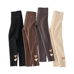 女童打底裤秋冬款宝宝加厚秋裤中大童保暖裤秋装外穿女孩加绒裤子