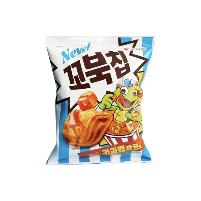 好丽友韩国进口乌龟豆粉辣味海苔