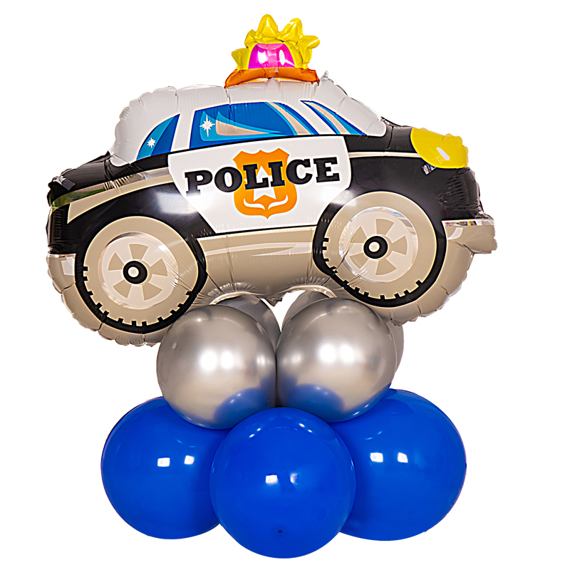 汽車飛機(jī)主題男孩生日派對(duì)發(fā)光桌飄兒童周歲卡通氣球裝飾場景布置